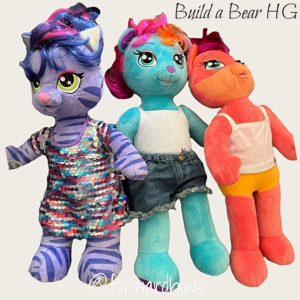 Build-A-Bear Workshop Honey Girl Plush Trio - Set of 3